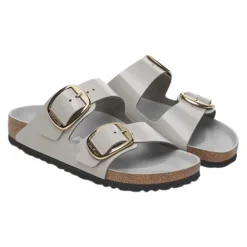 Birkenstock Sandals<Ladies Sandals - Arizona Big Buckle - Stone Coin
