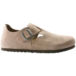 Birkenstock Shoes<Ladies Suede Shoes - London - Taupe