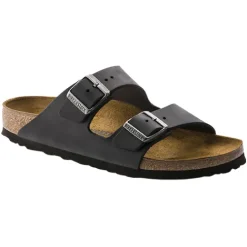 Birkenstock Sandals<Mens Sandals - Arizona Oiled Leather - Black