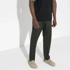 Birkenstock Sandals<Mens Suede Clogs - Boston - Khaki