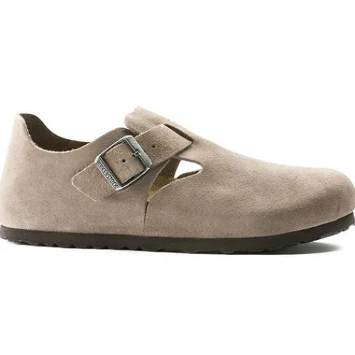 Birkenstock Shoes<Men's Suede Shoes - London - Taupe