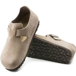 Birkenstock Shoes<Men's Suede Shoes - London - Taupe