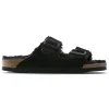 Birkenstock Sandals<Narrow Fit Sandals - Arizona Fur Narrow Fit - Black