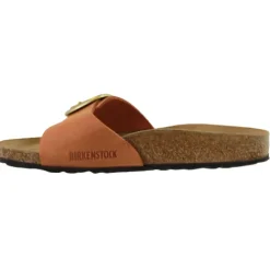 Birkenstock Sandals<Narrow Fit Sandals - Madrid Big Buckle - Pecan/Orange