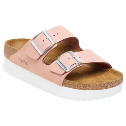Birkenstock Sandals<Platform Sandals - Arizona Papillio - Soft Pink