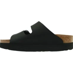 Birkenstock Sandals<Platform Sandals - Arizona Grooved Papillio - Black