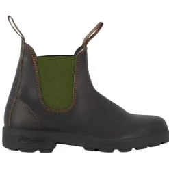 Blundstone Boots | Boots<Leather Chelsea Boots - 519 - Brown/Olive