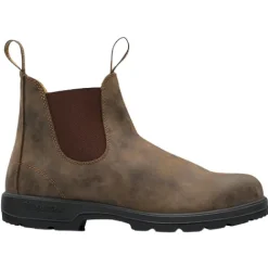 Blundstone Boots | Boots<Leather Chelsea Boots - 585 - Rustic Brown