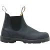 Blundstone Mens Larger Sizes | Boots<Leather Chelsea Boots - 587 - Rustic Black