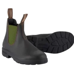 Blundstone Boots | Boots<Leather Chelsea Boots - 519 - Brown/Olive