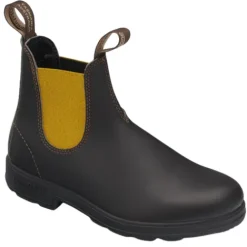 Blundstone Boots | Boots<Leather Chelsea Boots - 1919 - Brown/Mustard