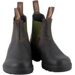 Blundstone Boots | Boots<Leather Chelsea Boots - 519 - Brown/Olive