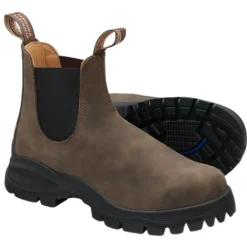 Blundstone Mens Larger Sizes | Boots<Leather Chelsea Boots - 2239 - Rustic Brown