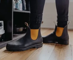 Blundstone Boots | Boots<Leather Chelsea Boots - 1919 - Brown/Mustard