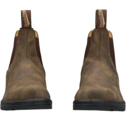 Blundstone Boots | Boots<Leather Chelsea Boots - 585 - Rustic Brown