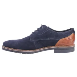 Bugatti Shoes<Men's Casual Shoes - 311-A9E08 - Navy Suede