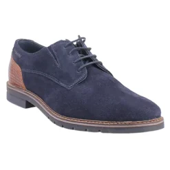 Bugatti Shoes<Men's Casual Shoes - 311-A9E08 - Navy Suede