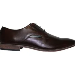 Bugatti Mens Larger Sizes | Shoes<Mens Dress Shoes - 312-A311K - Brown