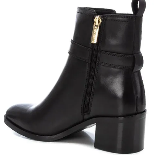 Carmela Boots<Block Heeled Ankle Boots - 161735 - Black