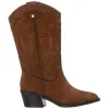 Carmela Boots<Ladies Knee Boots - 161882 - Tan Suede