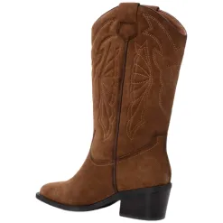 Carmela Boots<Ladies Knee Boots - 161882 - Tan Suede