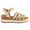Carmela Sandals<Ladies Wedge Sandals - 161607 - Beige