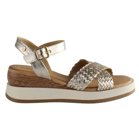 Carmela Sandals<Ladies Wedge Sandals - 161391 - Gold