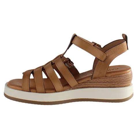 Carmela Sandals<Ladies Wedge Sandals - 161390 - Camel