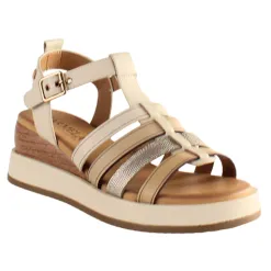 Carmela Sandals<Ladies Wedge Sandals - 161607 - Beige