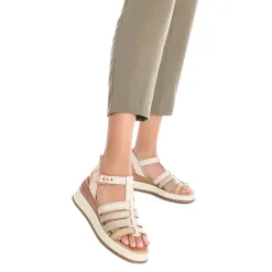 Carmela Sandals<Ladies Wedge Sandals - 161607 - Beige