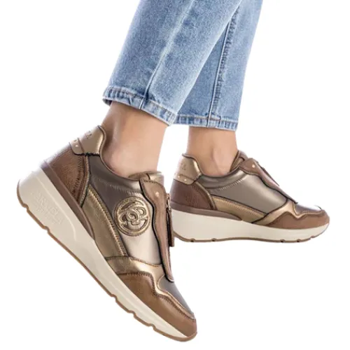 Carmela Trainers<Ladies Wedge Trainers - 161830 - Taupe