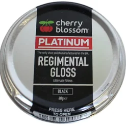 Bama Shoecare Shoe Care<Cherry Blossom Gloss Shoe Polish- 40g-Black