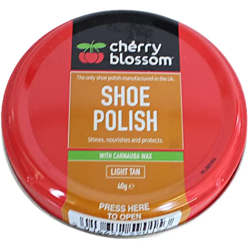 Bama Shoecare Shoe Care<Cherry Blossom Matt Shoe Polish -40g-Light Tan