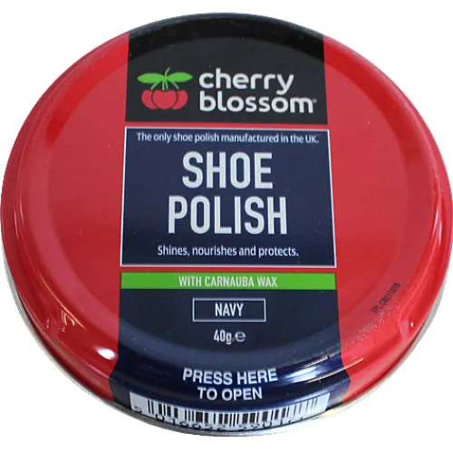 Bama Shoecare Shoe Care<Cherry Blossom Matt Shoe Polish- 40g-Navy