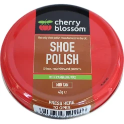 Bama Shoecare Shoe Care<Cherry Blossom Matt Shoe Polish- 40g-Mid Tan