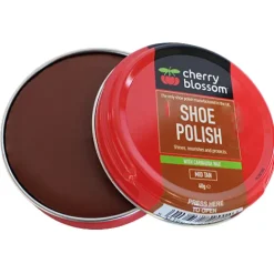 Bama Shoecare Shoe Care<Cherry Blossom Matt Shoe Polish- 40g-Mid Tan