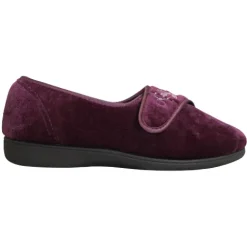 Cipriata Slippers<Velcro Slippers - Jolene - Burgundy