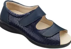 Db Shoes Heels<DBS - Bliss Ladies Extra Wide Fit Shoes - Navy