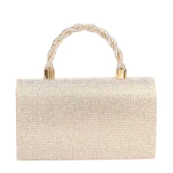 Dr. Bear Bags<Dressy Clutch Bag - GA05A - Light Gold