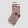 Dr. Martens Socks<Dr. Marten Socks - Organic Cotton Blend - Oxblood/White