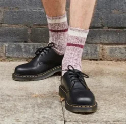 Dr. Martens Socks<Dr. Marten Socks - Organic Cotton Blend - Oxblood/White