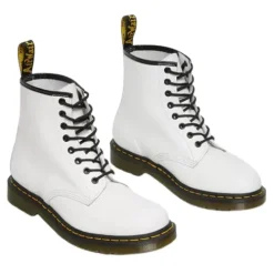 Dr. Martens Boots | Boots<Dr Martens - 1460 8 Eye Boots - White Smooth Leather
