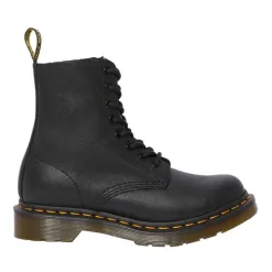 Dr. Martens Ladies Larger Sizes | Boots<8 Eye Boots - 1460 Pascal - Black
