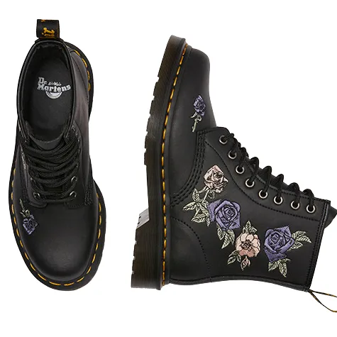 Dr. Martens Boots<Ladies 8 Eyelet Boots - 1460 Vonda - Black