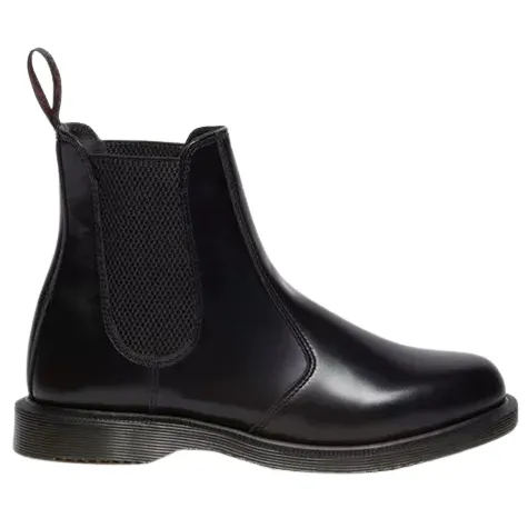 Dr. Martens Boots<Ladies Leather Chelsea Boots - Flora - Black