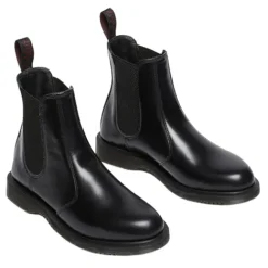 Dr. Martens Boots<Ladies Leather Chelsea Boots - Flora - Black
