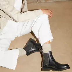 Dr. Martens Boots<Ladies Leather Chelsea Boots - Flora - Black