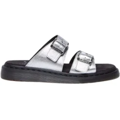Dr. Martens Sandals<Ladies Mules - Josef - Silver