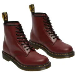 Dr. Martens Boots | Ladies Larger Sizes<Leather 8 Eye Boots - 1460 - Cherry Red