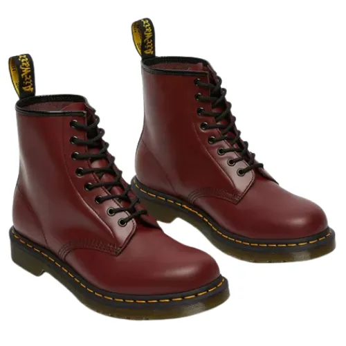 Dr. Martens Boots | Ladies Larger Sizes<Leather 8 Eye Boots - 1460 - Cherry Red